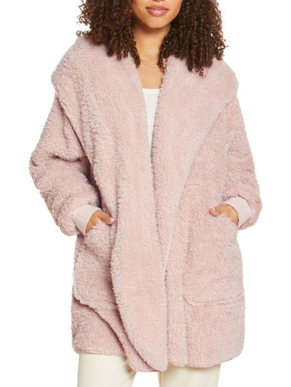 Cozy Lightweight Faux Fur Robe | Warm Wearable Blanket for Ultimate Comfort